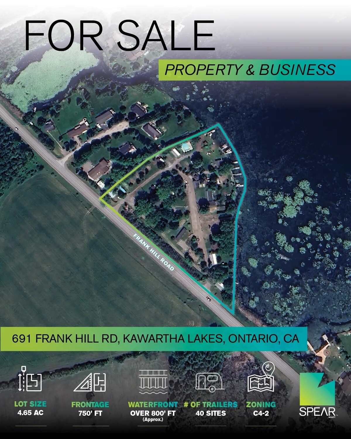691 Frank Hill Rd, Bridgenorth, ON à vendre Photo de l’immeuble– Image 1 sur 2