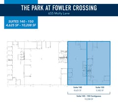 605 Molly Ln, Woodstock, GA à louer Plan de site– Image 2 sur 2