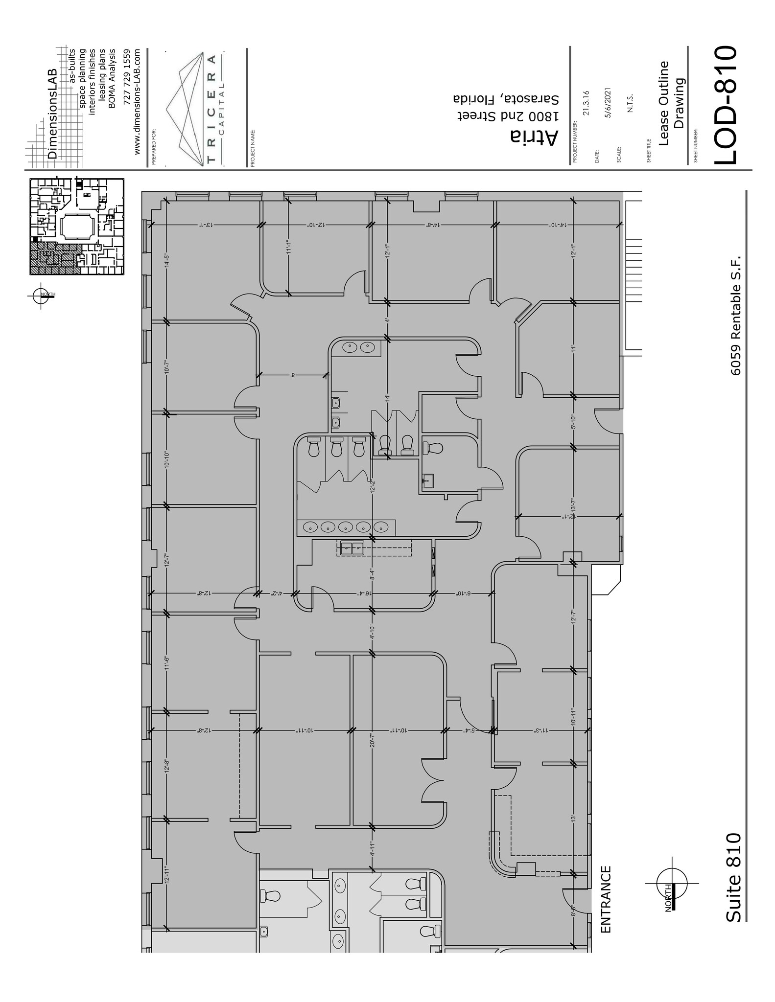 1800 2nd St, Sarasota, FL à louer Plan de site– Image 1 sur 1