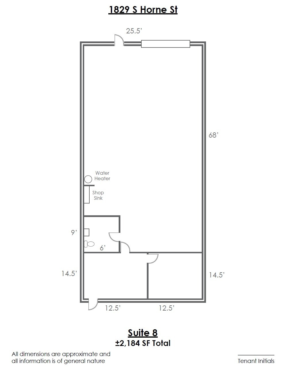1817 S Horne St, Mesa, AZ à louer Plan d’étage– Image 1 sur 1
