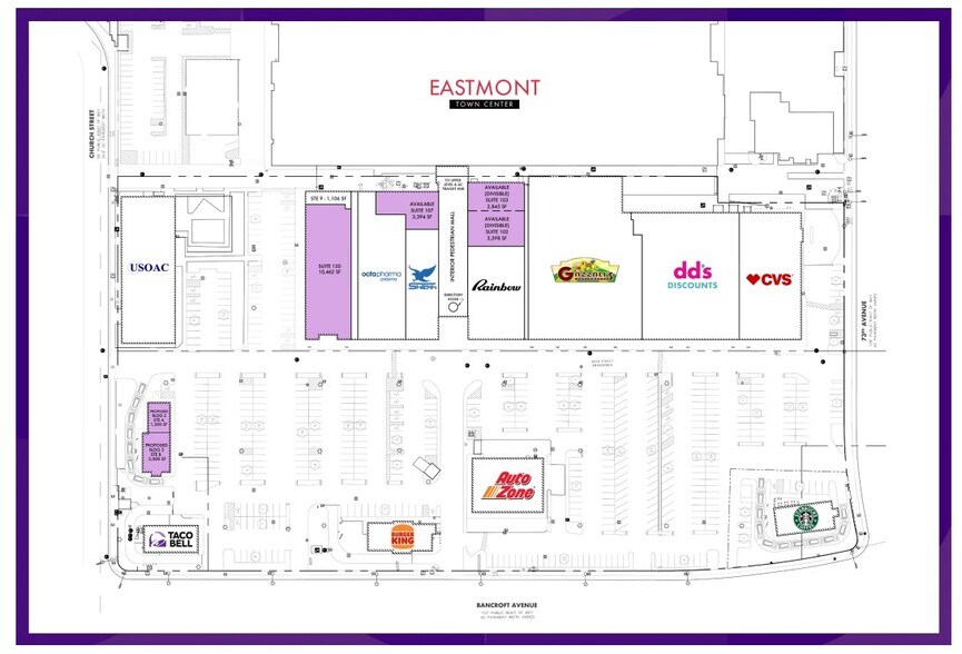 7000-7200 Bancroft Ave, Oakland, CA à louer - Photo de l’immeuble – Image 3 sur 12