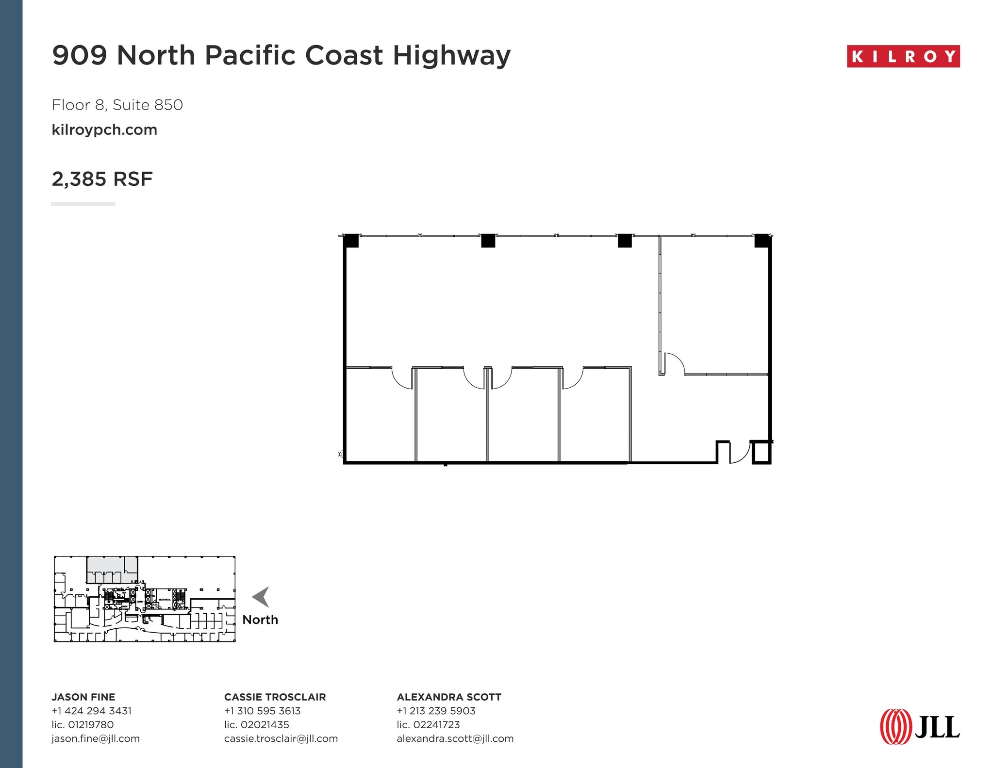 909 N Pacific Coast Hwy, El Segundo, CA à louer Plan de site– Image 1 sur 1