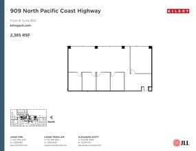 909 N Pacific Coast Hwy, El Segundo, CA à louer Plan de site– Image 1 sur 1
