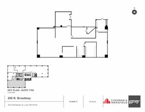 200 N Broadway, Saint Louis, MO à louer Plan de site– Image 1 sur 1