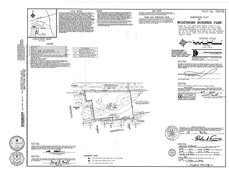 6514 Hausman Rd W, San Antonio, TX à vendre - Plan de site – Image 3 sur 3