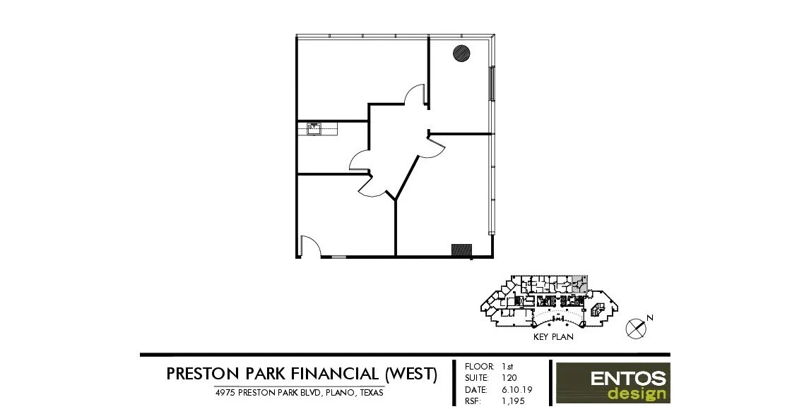4975 Preston Park Blvd, Plano, TX à louer Plan d’étage– Image 1 sur 1