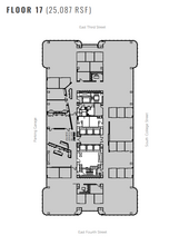 201 S College St, Charlotte, NC à louer Plan d’étage– Image 1 sur 1