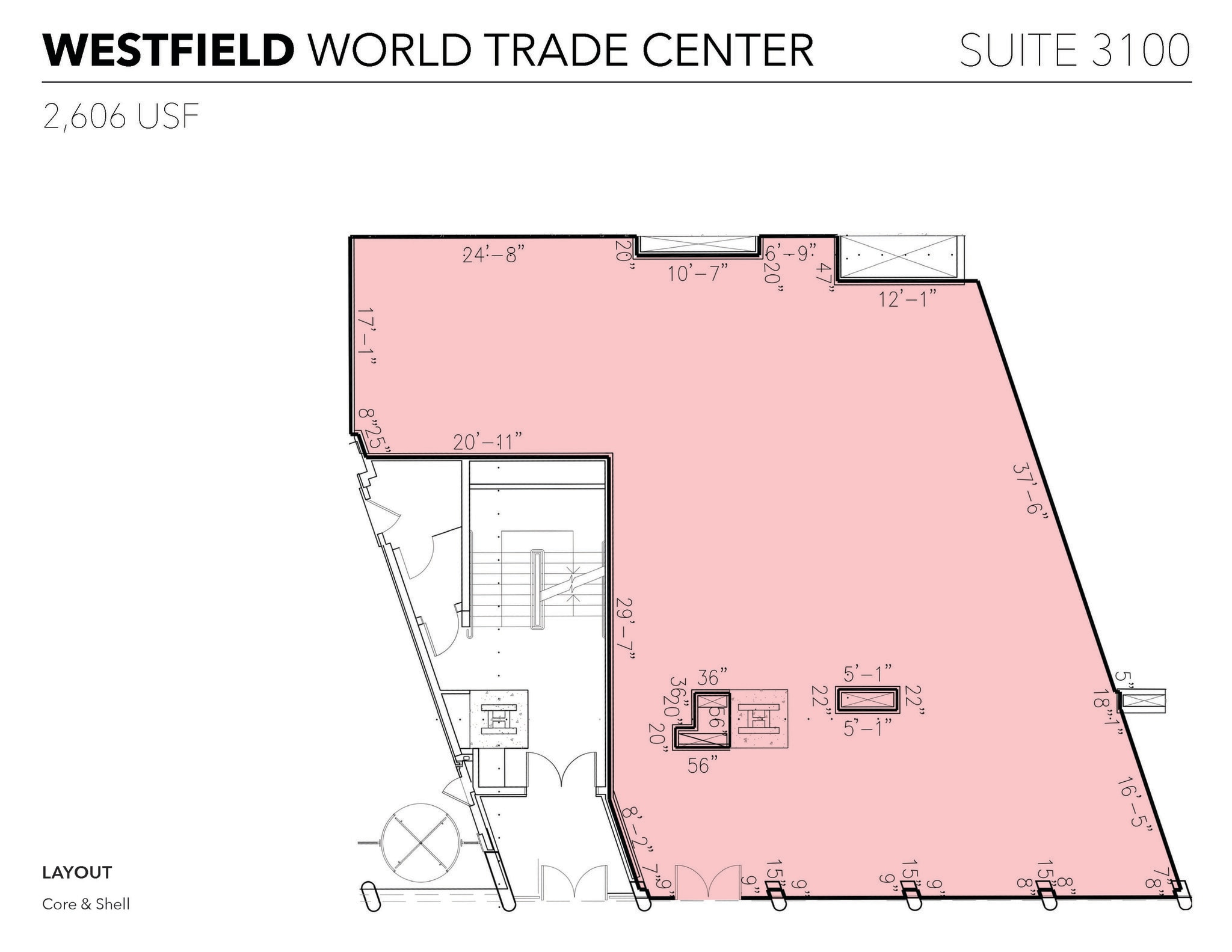 185 Greenwich St, New York, NY à louer Plan d’étage– Image 1 sur 3