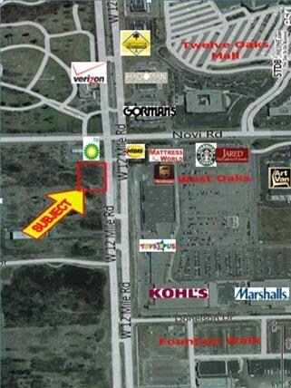 W 12 Mile Rd, Novi, MI à vendre - Aérien – Image 2 sur 2