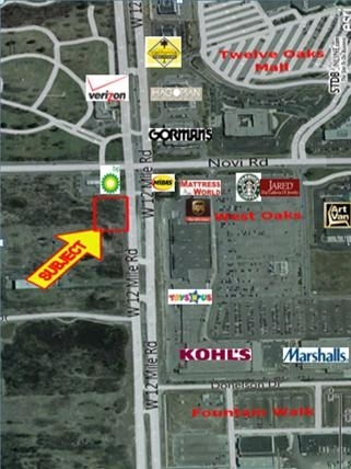 W 12 Mile Rd, Novi, MI à vendre - Aérien – Image 2 sur 2