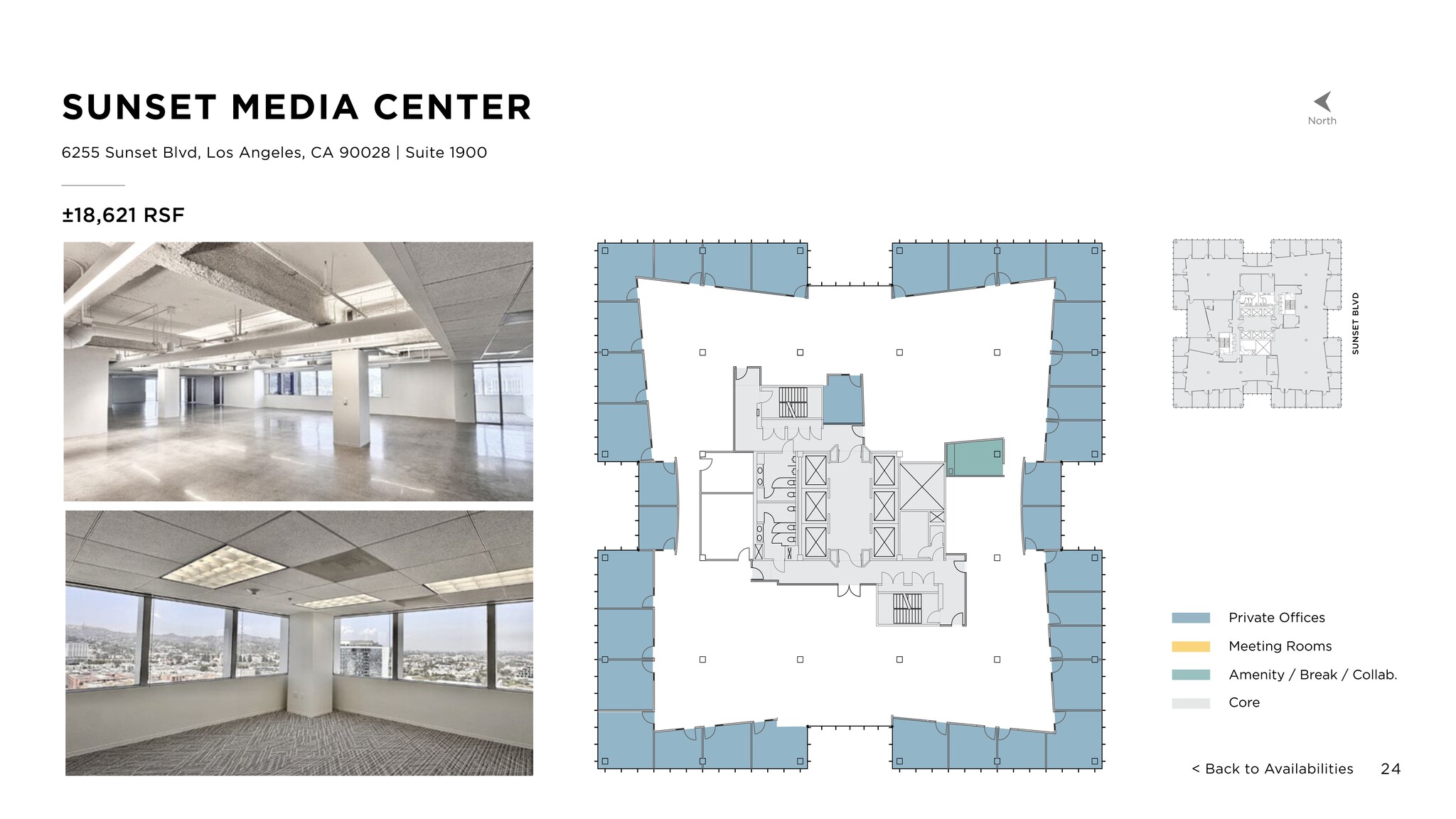 6255 W Sunset Blvd, Los Angeles, CA à louer Plan de site– Image 1 sur 1