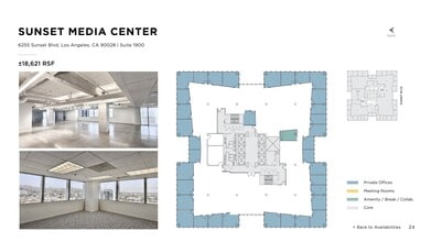 6255 W Sunset Blvd, Los Angeles, CA à louer Plan de site– Image 1 sur 1