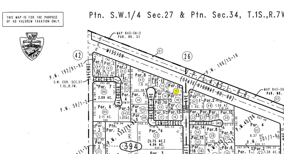 1420 S Carlos Ave, Ontario, CA à vendre - Plan cadastral – Image 2 sur 5