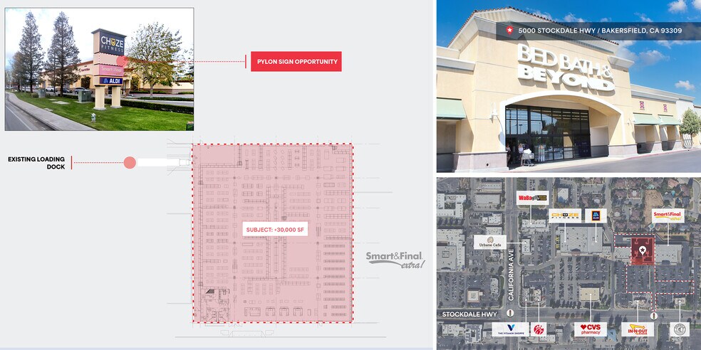 5000 Stockdale Hwy, Bakersfield, CA à vendre - Photo de l’immeuble – Image 3 sur 6