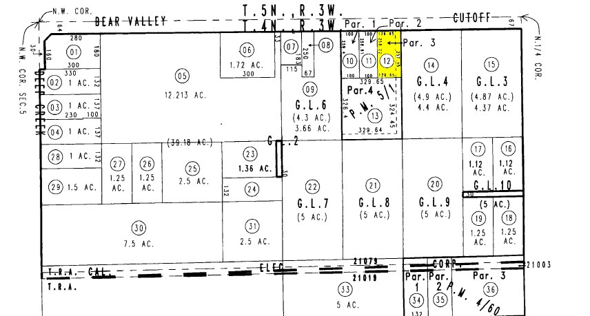 Bear Valley Rd, Apple Valley, CA à vendre - Plan cadastral – Image 2 sur 4
