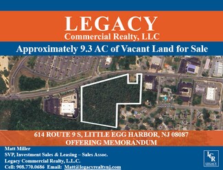 Plus de détails pour 614 Route 9, Little Egg Harbor, NJ - Terrain à vendre