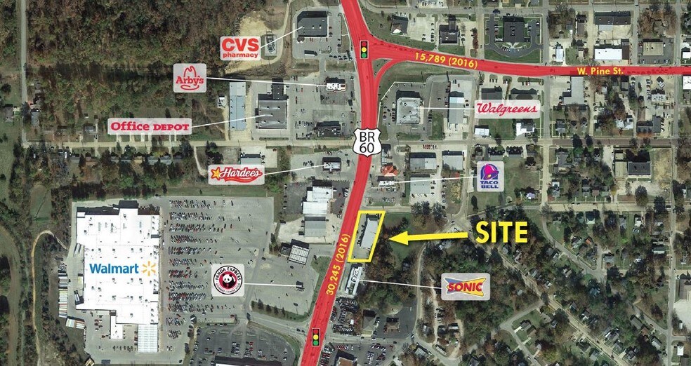 200 S Westwood Blvd, Poplar Bluff, MO à louer - Aérien – Image 1 sur 6