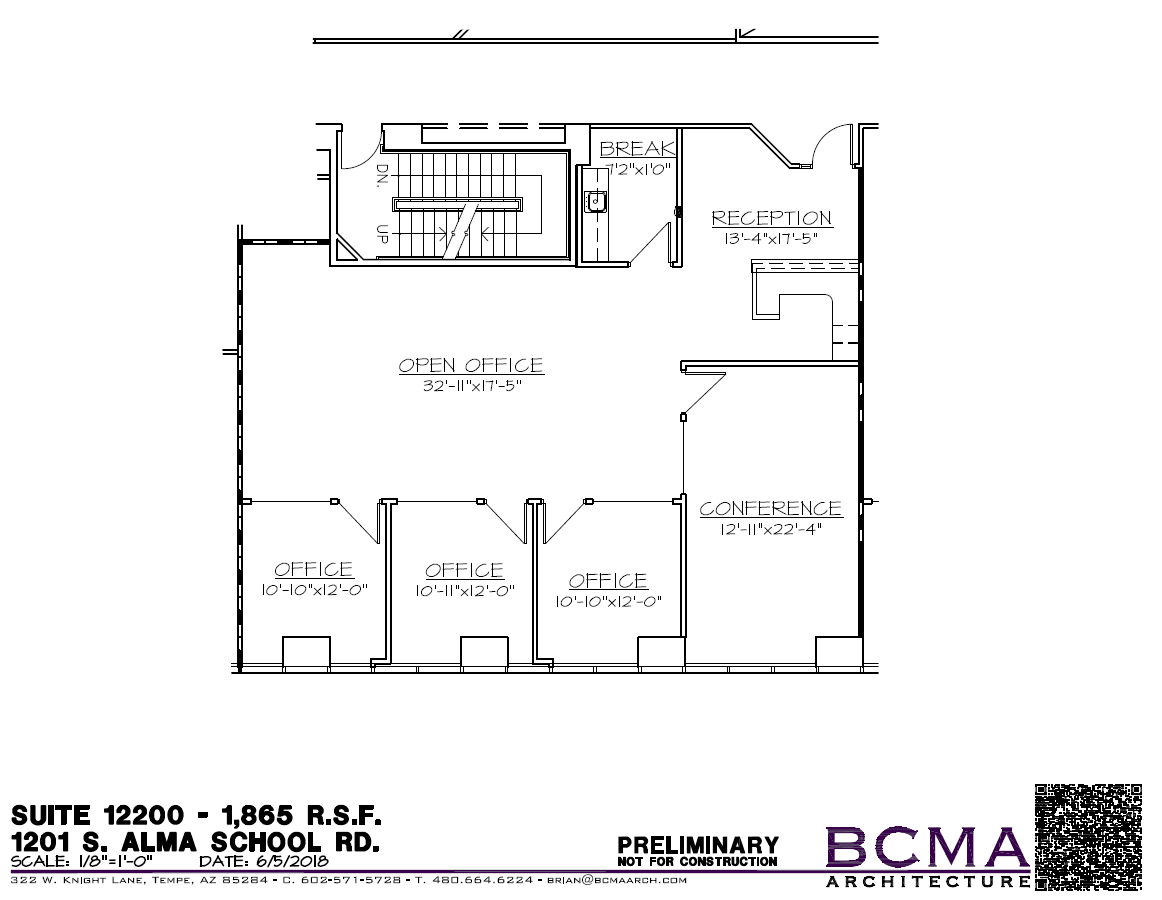 1201 S Alma School Rd, Mesa, AZ à louer Plan d’étage– Image 1 sur 1