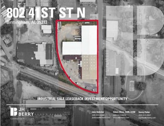 Plus de détails pour 802 41st St N, Birmingham, AL - Industriel/Logistique à vendre