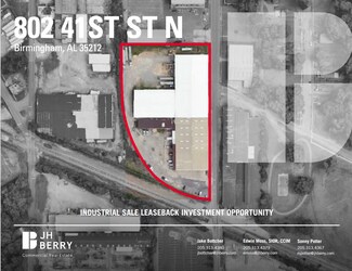 Plus de détails pour 802 41st St N, Birmingham, AL - Industriel/Logistique à vendre
