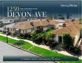1259-1261 Devon Ave, Los Angeles CA - Immobilier d'entreprise