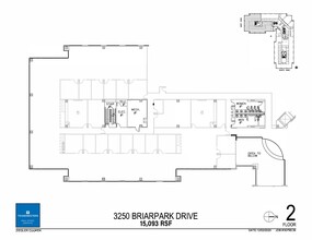 3250 Briarpark Dr, Houston, TX à louer Plan d’étage– Image 2 sur 2