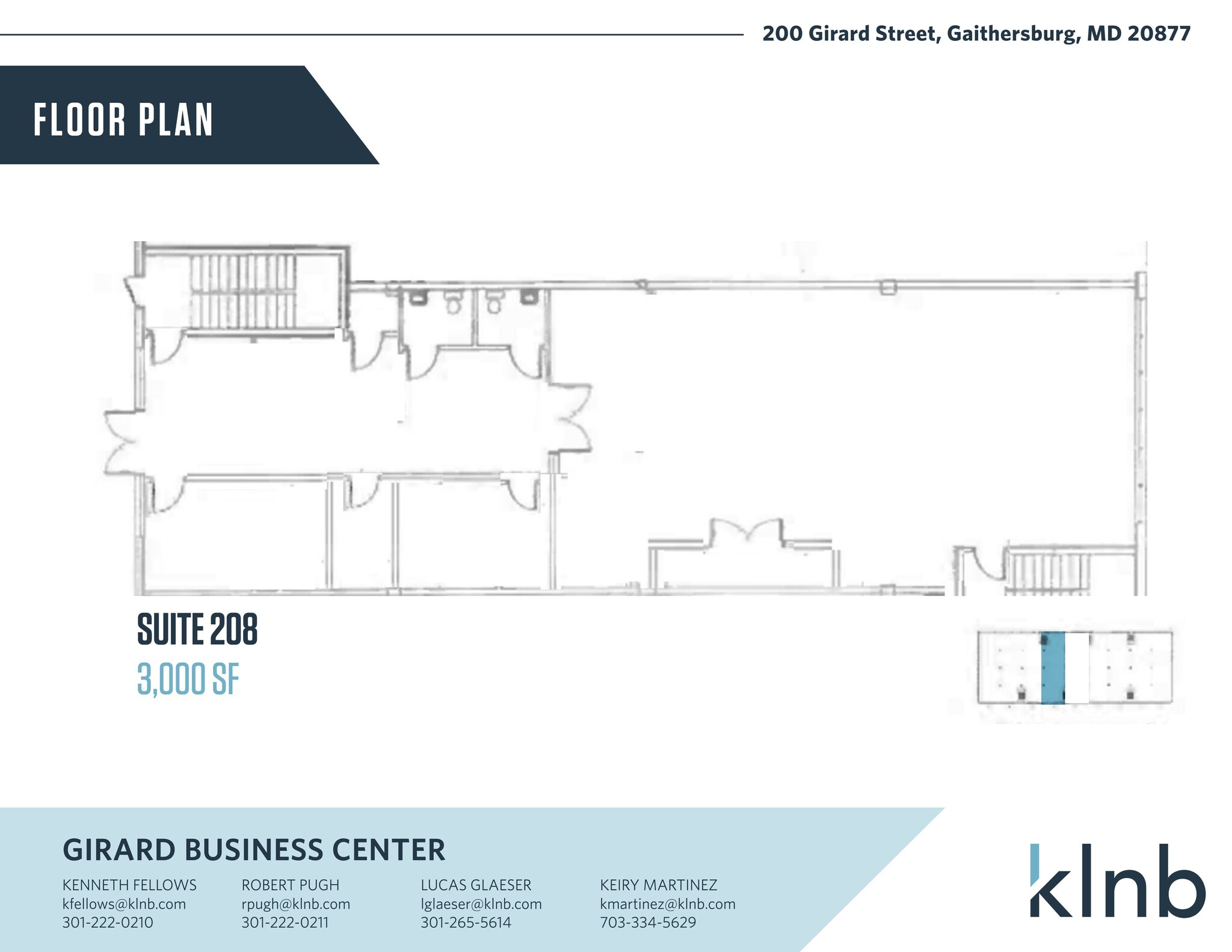 200 Girard St, Gaithersburg, MD à louer Plan de site– Image 1 sur 4