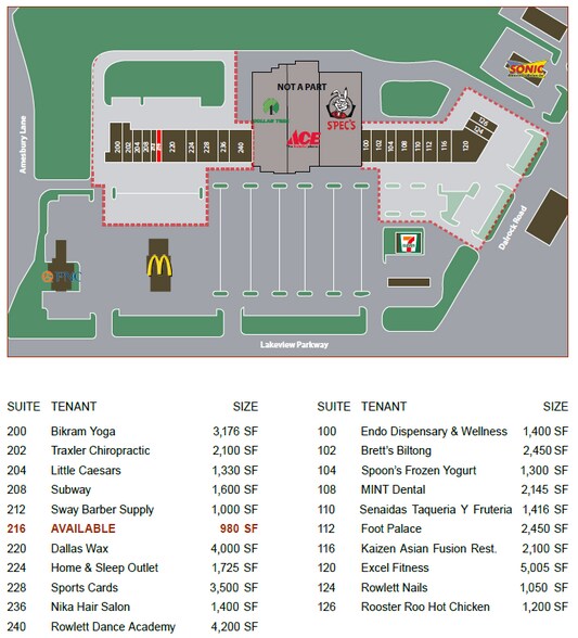 8405 Lakeview Pky, Rowlett, TX à louer - Photo de l’immeuble – Image 2 sur 4