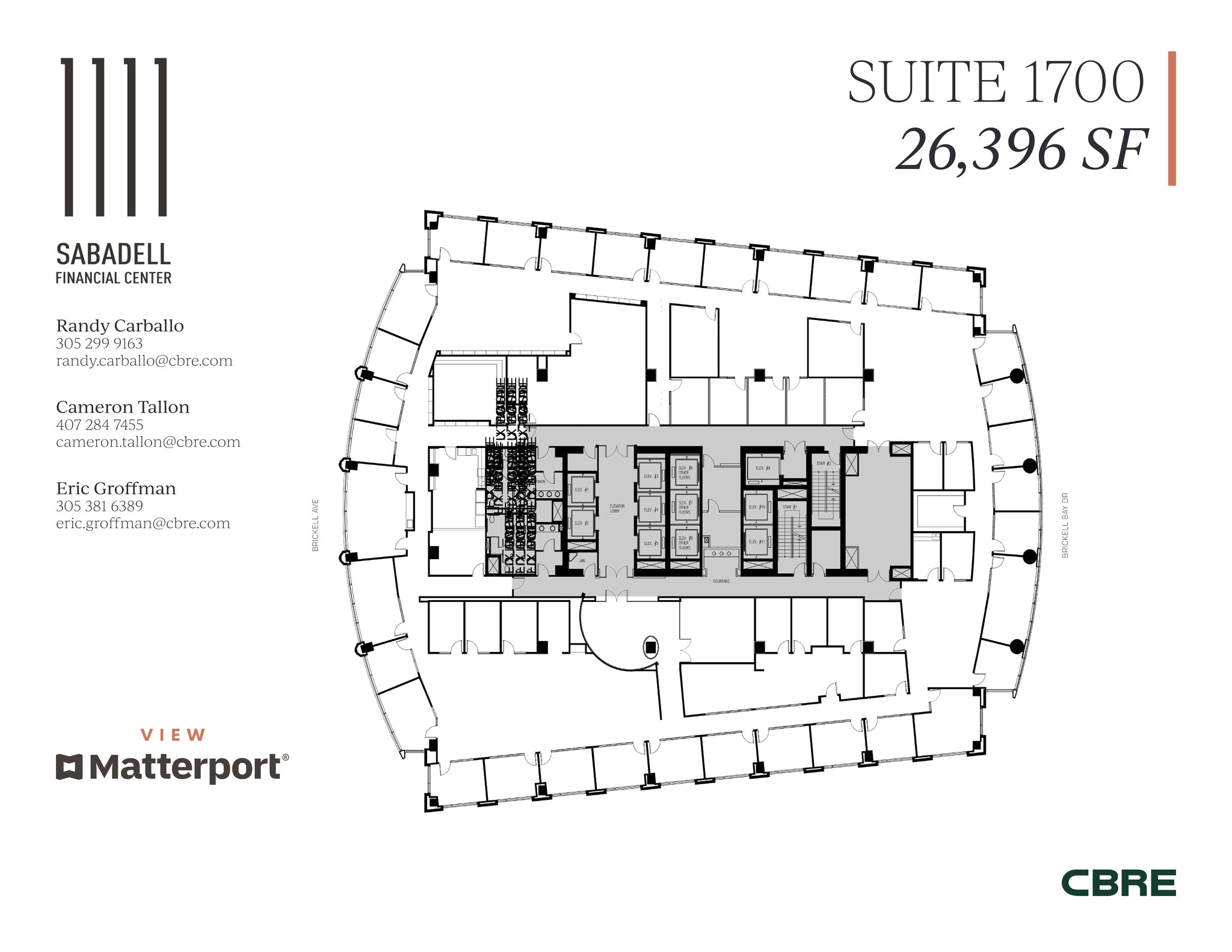 1111 Brickell Ave, Miami, FL à louer Plan de site– Image 1 sur 20