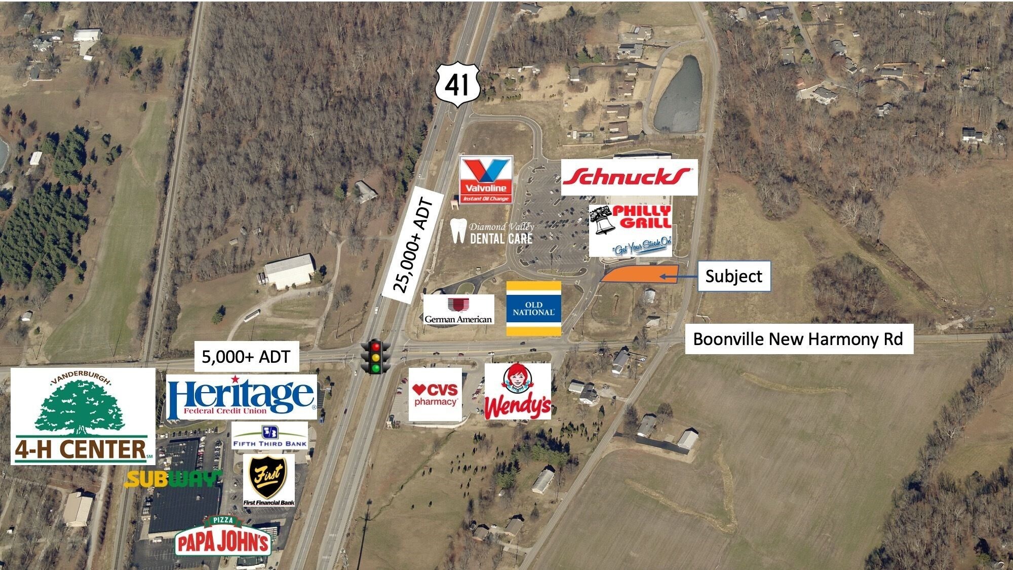 630 Boonville New Harmony Rd, Evansville, IN à vendre Aérien– Image 1 sur 5