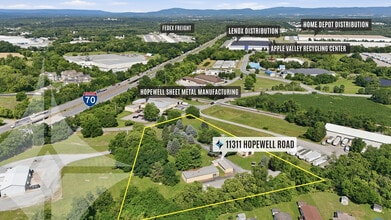11311 Hopewell Rd, Hagerstown, MD - Vue aérienne vue de carte - Image1