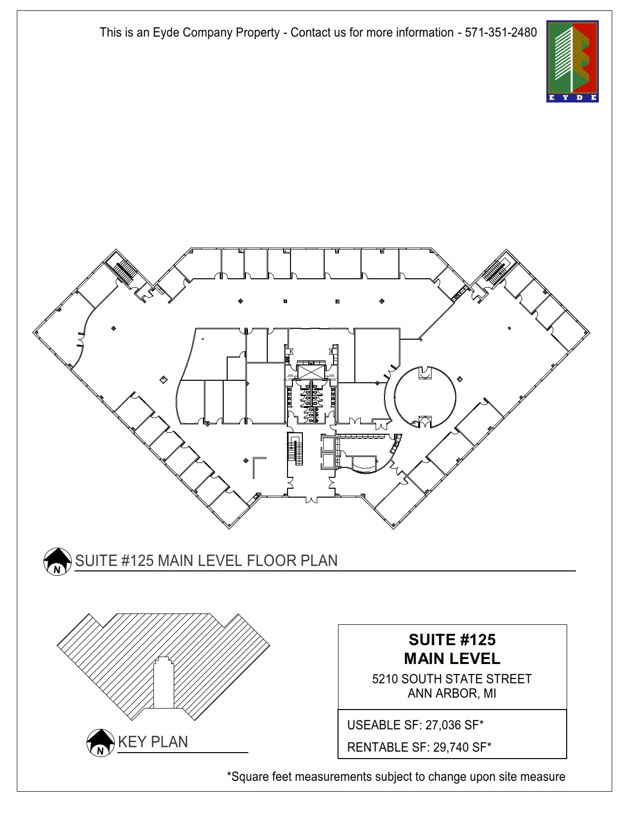 5210 S State Rd, Ann Arbor, MI à louer Plan d’étage– Image 1 sur 1