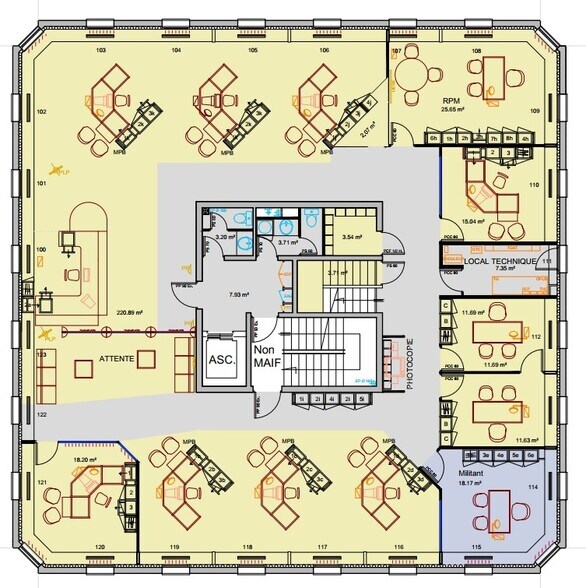 Bureau dans Viriat à vendre - Plan d’étage – Image 3 sur 4