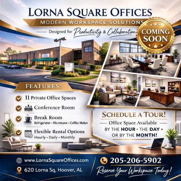 600 Lorna Sq, Birmingham, AL à louer - Photo de l’immeuble – Image 2 sur 9