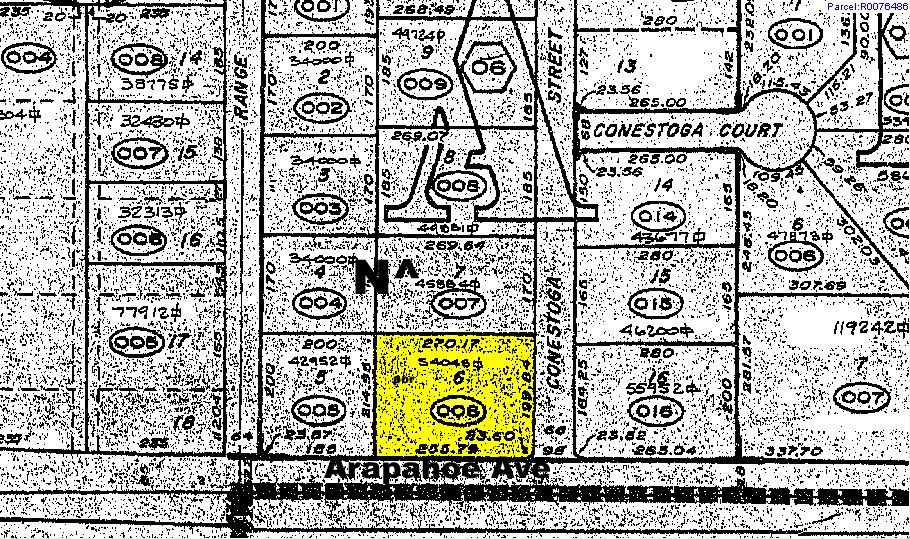 5345 Arapahoe Ave, Boulder, CO à louer - Plan cadastral – Image 2 sur 6