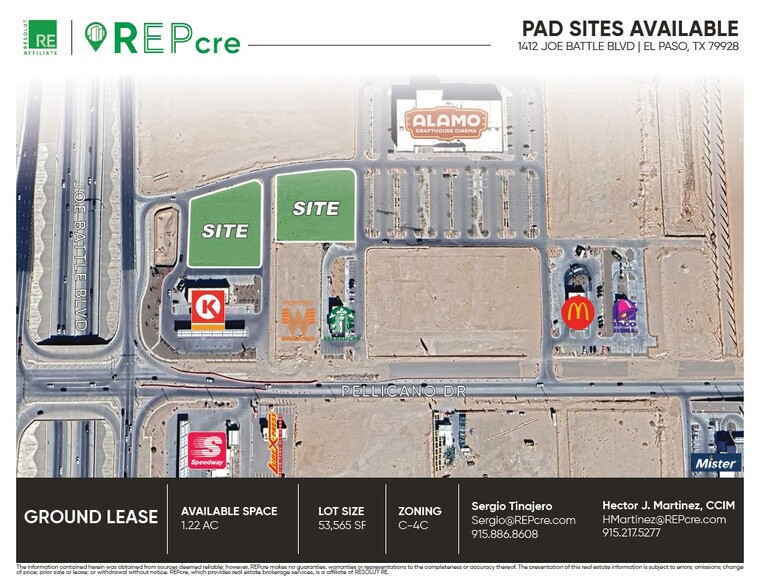 1412 Joe Battle blvd, El Paso, TX à louer - Photo principale – Image 1 sur 1