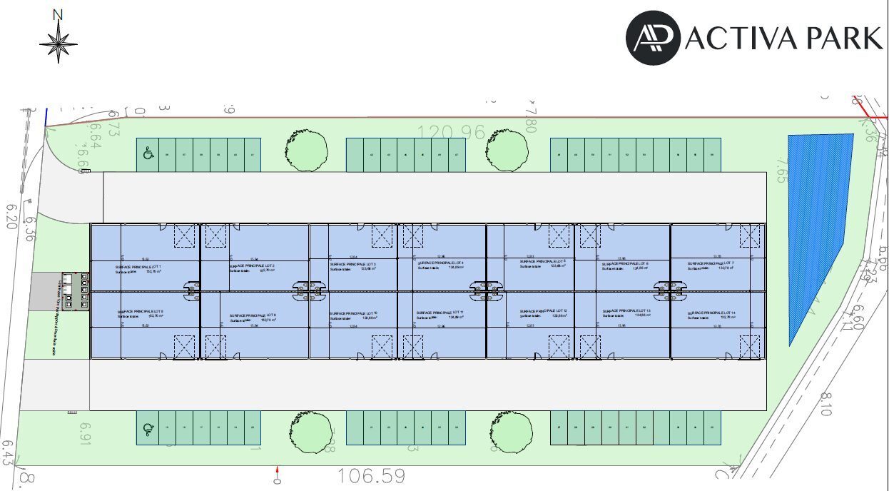 Local d'activités dans Dives-sur-Mer à vendre Plan de site– Image 1 sur 4