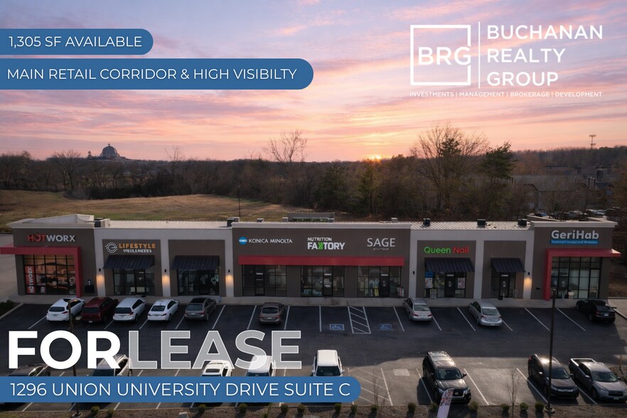 1296 Union University Dr, Jackson, TN à louer - Photo principale – Image 1 sur 7