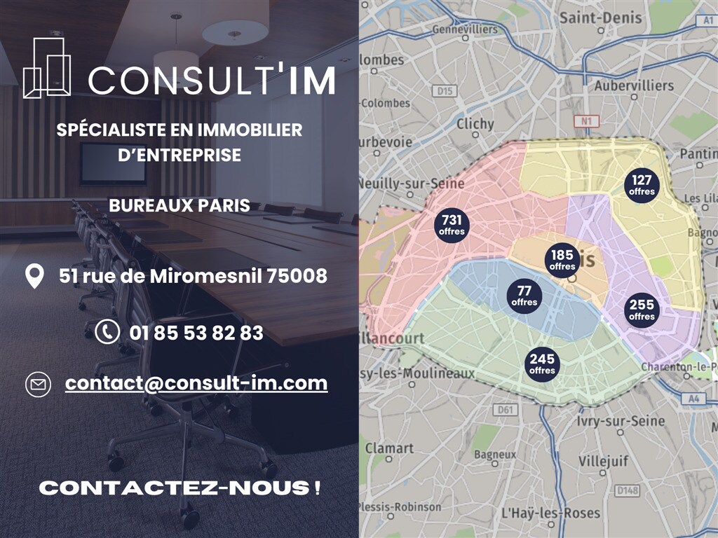 Bureau dans Montreuil à louer Photo de l’immeuble– Image 1 sur 3