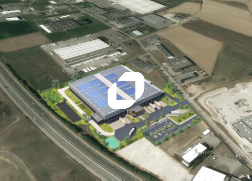 Industriel/Logistique dans Saint-Étienne-de-Saint-Geoirs à louer - Aérien – Image 3 sur 3