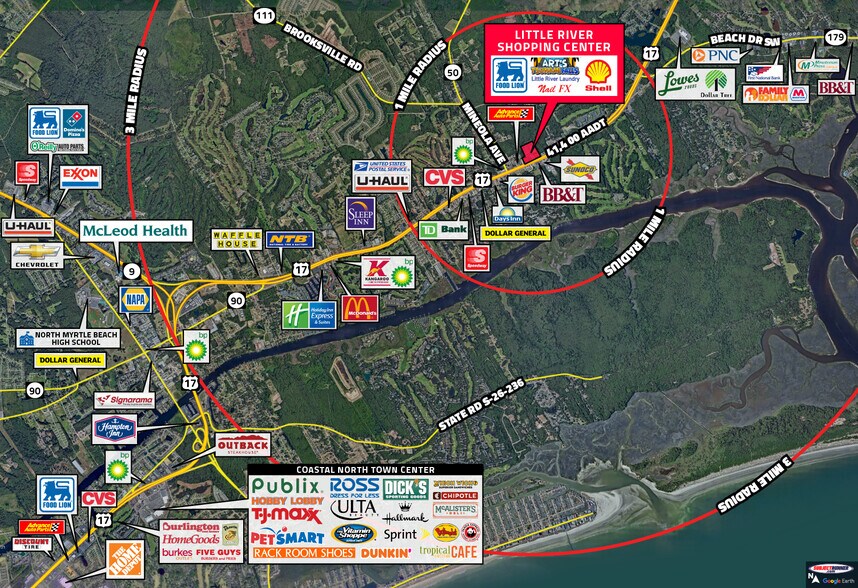 1699 Highway 17, Little River, SC à louer - Aérien – Image 2 sur 9