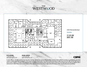 2443 Warrenville Rd, Lisle, IL à louer Plan d’étage– Image 1 sur 1