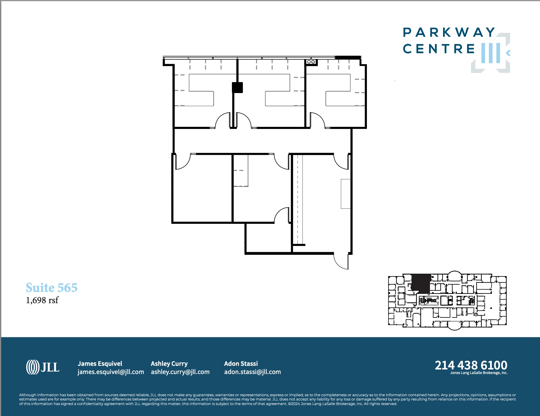 2745 Dallas Pky, Plano, TX à louer Plan d’étage– Image 1 sur 1