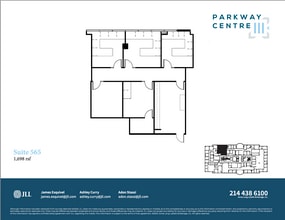 2745 Dallas Pky, Plano, TX à louer Plan d’étage– Image 1 sur 1