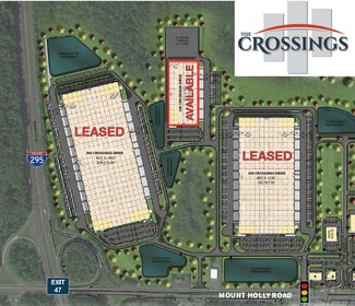 Plus de détails pour 200 Crossings Dr, Burlington, NJ - Industriel/Logistique à louer