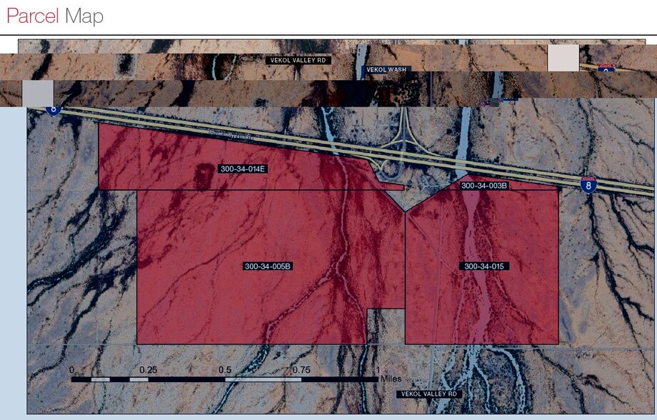 I-8 & Vekol Valley Road Interchange, Stanfield, AZ à vendre - Aérien – Image 1 sur 4