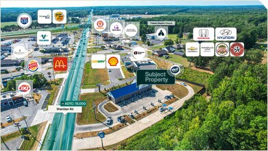 7801 Sheridan Rd, White Hall, AR - VUE AÉRIENNE vue de carte - Image1