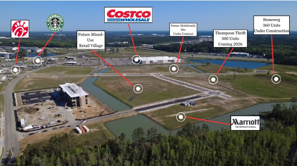 Pooler Parkway and Mosaic Circle, Pooler, GA à louer - Aérien – Image 3 sur 14