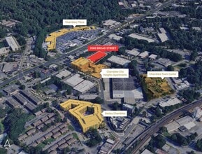 3580-3588 Broad St, Chamblee, GA - VUE AÉRIENNE vue de carte