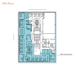 606 S Olive St, Los Angeles, CA à louer Plan d’étage– Image 1 sur 1